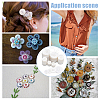 120Pcs 4 Style 4-Hole Natural Shell Buttons FIND-GA0003-28B-6