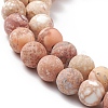 Natural Imperial Jasper Beads Strands X-G-A175C-8mm-01-3