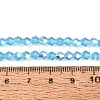 AB Color Plated Transparent Glass Beads Strands GLAA-G127-01-02M-2