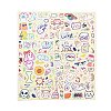 8Pcs PVC Self-Adhesive Stickers LS-STIC-L001-03-1