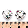 304 Stainless Steel Charms X-STAS-T064-10P-3