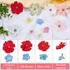 150Pcs 2 Styles Cloth Flower Ornaments DIY-SP0005-85-5