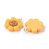 Opaque Resin Pendants FIND-Z092-06P-2