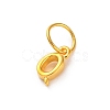 925 Sterling Silver Letter Charms with Jump Rings STER-R008-01G-Q-2