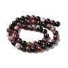 Natural Tourmaline Beads Strands G-L637-A01-8mm-3