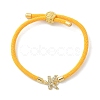 Adjustable Nylon Cord Bracelets BJEW-C096-01G-11-4