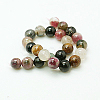 Natural Multicolor Tourmaline Beads strands G-C076-8mm-10-3