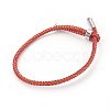 Couple Adjustable Nylon Cord Bracelets BJEW-F362-B-P-2