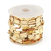 Brass Rectangle Link Chains CHC-M025-25G-4