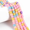 Handmade Polymer Clay Beads Strands CLAY-T020-09F-7
