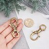 2Pcs Tibetan Style Brass Lobster Claw Clasp FIND-AR0002-51-3