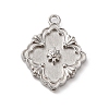 304 Stainless Steel Pendants X-STAS-D049-03C-1