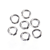 Tarnish Resistant 304 Stainless Steel Open Jump Rings A-STAS-D448-098P-5mm-1