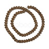 Electroplated Natural Lava Rock Beads Strands G-Q1009-G01-02H-2
