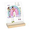 Acrylic & Wood Earring Displays EDIS-WH0016-01-1