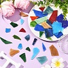 200G 2 Colors Multi-color Glass Mosaic Tiles MOSA-YW0001-01-5