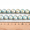 Synthetic Turquoise Beads Strands TURQ-T004-08A-08-5