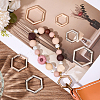 6Pcs 6 Styles Alloy Spring Gate Rings FIND-BBC0002-40-4
