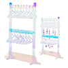 Laser Style Acrylic Earring Display Stands EDIS-WH0029-31-1