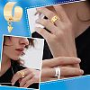 Unicraftale DIY Cone Charm Cuff Ring Making Kit STAS-UN0039-59-6