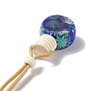 Empty Glass Perfume Bottle Pendants HJEW-A004-02-3