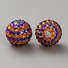 Halloween Theme Resin Rhinestone Beads RB-WH0003-08D-2
