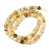 Natural Yellow Opal Beads Strands G-Q1001-A02-01-2