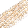 Natural Cultured Freshwater Pearl Beads Strands PEAR-E016-111-1
