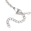 304 Stainless Steel Paperclip Chain Rolo Chain Bracelet Making AJEW-JB01498-4