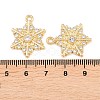 Christmas Alloy Rhinestone Pendants FIND-B059-06G-02-3