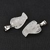 Natural Quartz Crystal Pendants G-B127-10P-17-3