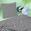Cotton Fabric with Strip Pattern DIY-PH0037-96F-4