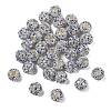 Sparkle Glass Rhinestone Round Beads OACR-S048-01J-2