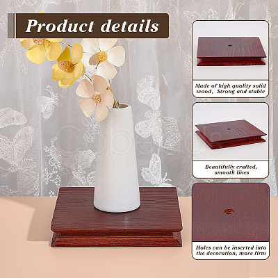 Wood Display Pedestals WOOD-WH0034-78B-1