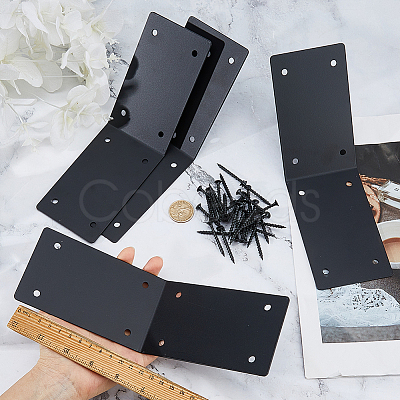 6Pcs Iron Angle Brackets FIND-FH0018-02-1