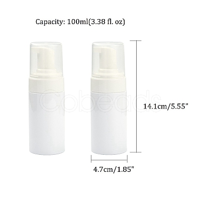 150ml Refillable PET Plastic Foaming Soap Dispensers LS-TOOL-WH0080-52B-1