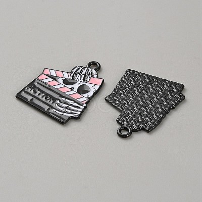 Zinc Alloy Enamel Pendants ENAM-CJC0021-20A-1