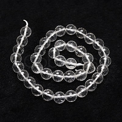 Natural Quartz Crystal Beads Strands X-G-D840-11-6mm-1