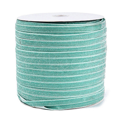 Glitter Sparkle Single Face Velvet Ribbon SRIB-Q023-01A-06-1