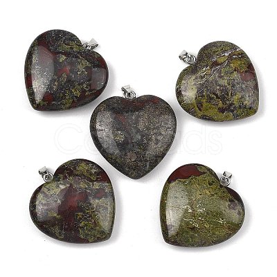 Natural Dragon Blood Pendants GG-K002-12A-25-1