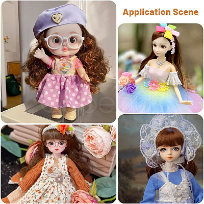 PP Doll Wig Long Curly Hair DIY-WH0591-249B-15-1