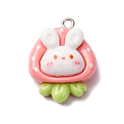 Opaque Resin Pendants RESI-V011-01A-1