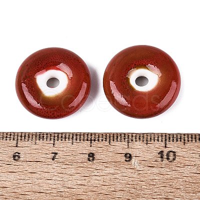 Vintage Handmade Porcelain Beads PORC-N013-20-13-1
