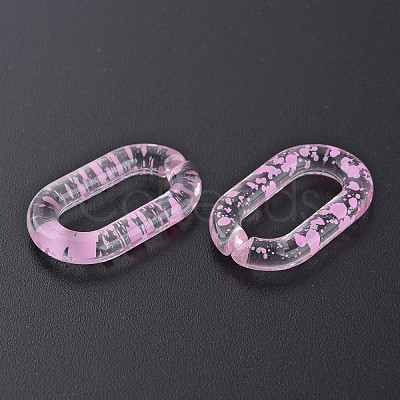 Transparent Acrylic Linking Rings OACR-N009-013B-14-1
