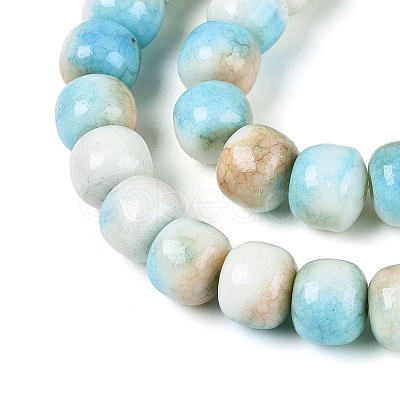 Ombre Effect Dyed Glass Beads Strands GLAA-N067-01A-03-1
