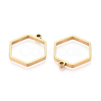 201 Stainless Steel Pendants STAS-T064-84G-03-1