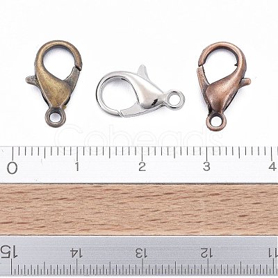 Zinc Alloy Lobster Claw Clasps E105-M-1