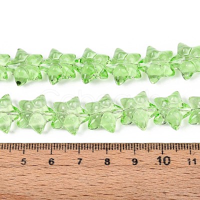Baking Paint Glass Beads Strands DGLA-N017-01F-1