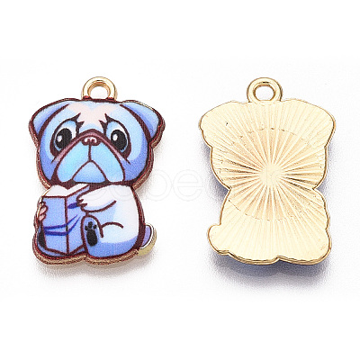 Printed Alloy Pendants ENAM-N056-199G-1