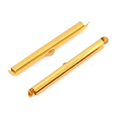 Iron Slide On End Clasp Tubes IFIN-R212-4.0cm-G-1